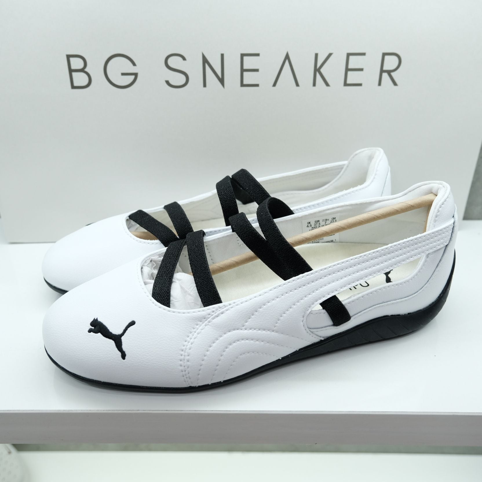  Giày Puma Speedcat Ballet Leather White Black 403587-01 