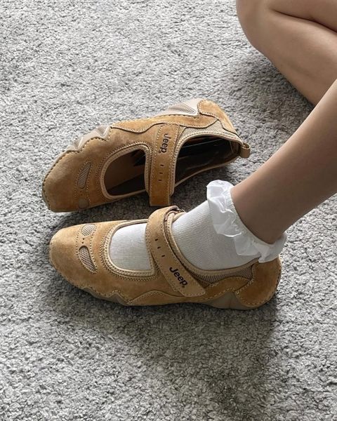  Giày Jeep Lifestyle Shoes Women ’s Low-top Begie [ PX231WAS575 ] 