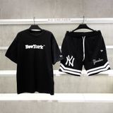  Áo Thun New Era New York Black White 15655588 