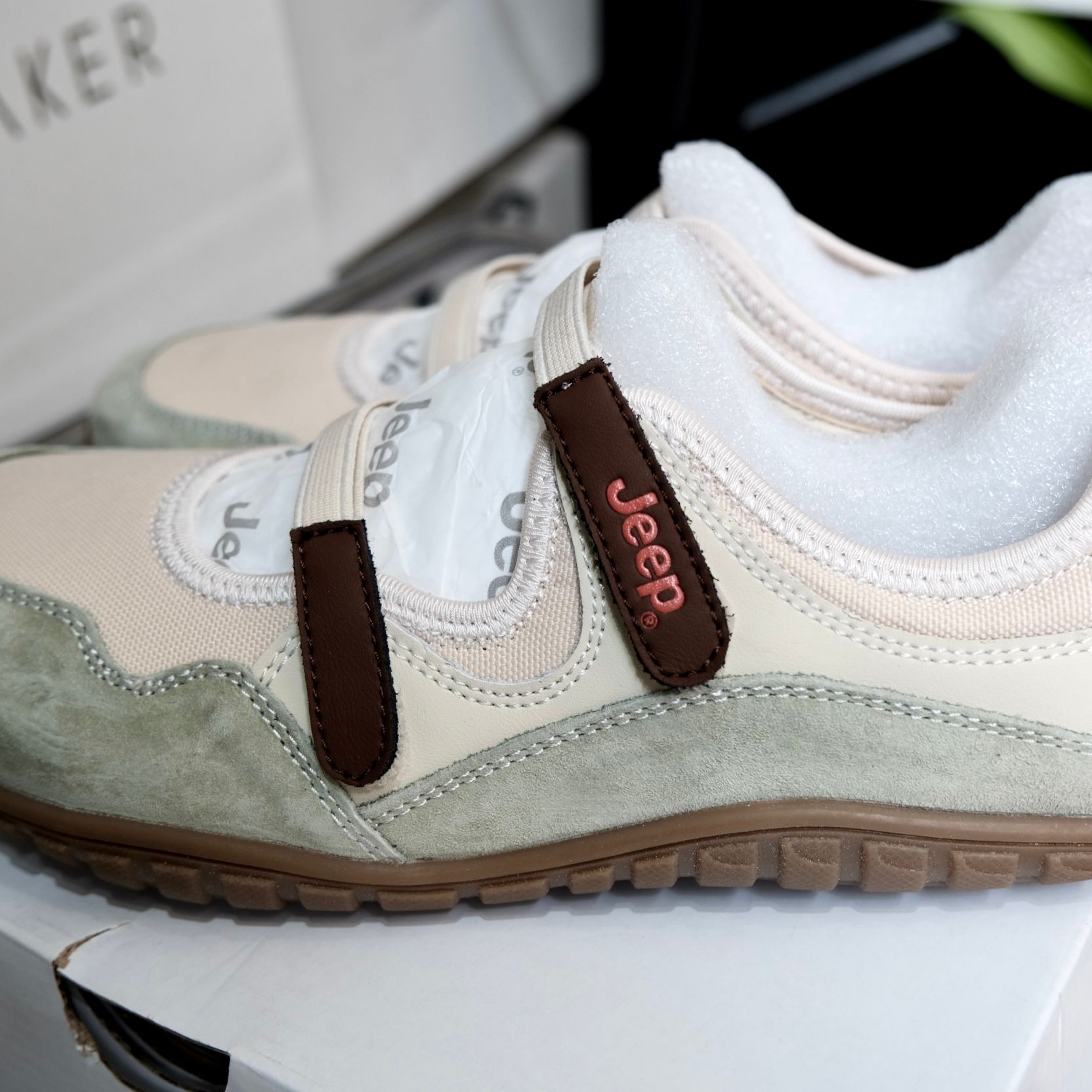  Giày Jeep Outdoor Shoes Women's Low Top ''Cream Light Green'' [ P651W13112 ] 