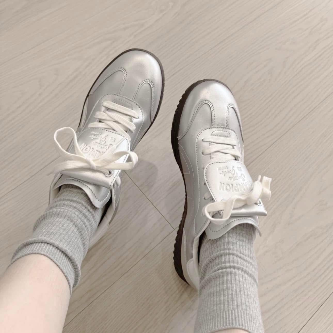  Giày Champion Essentials Champ T-Trainer  Sliver U5AFCTW15B1 