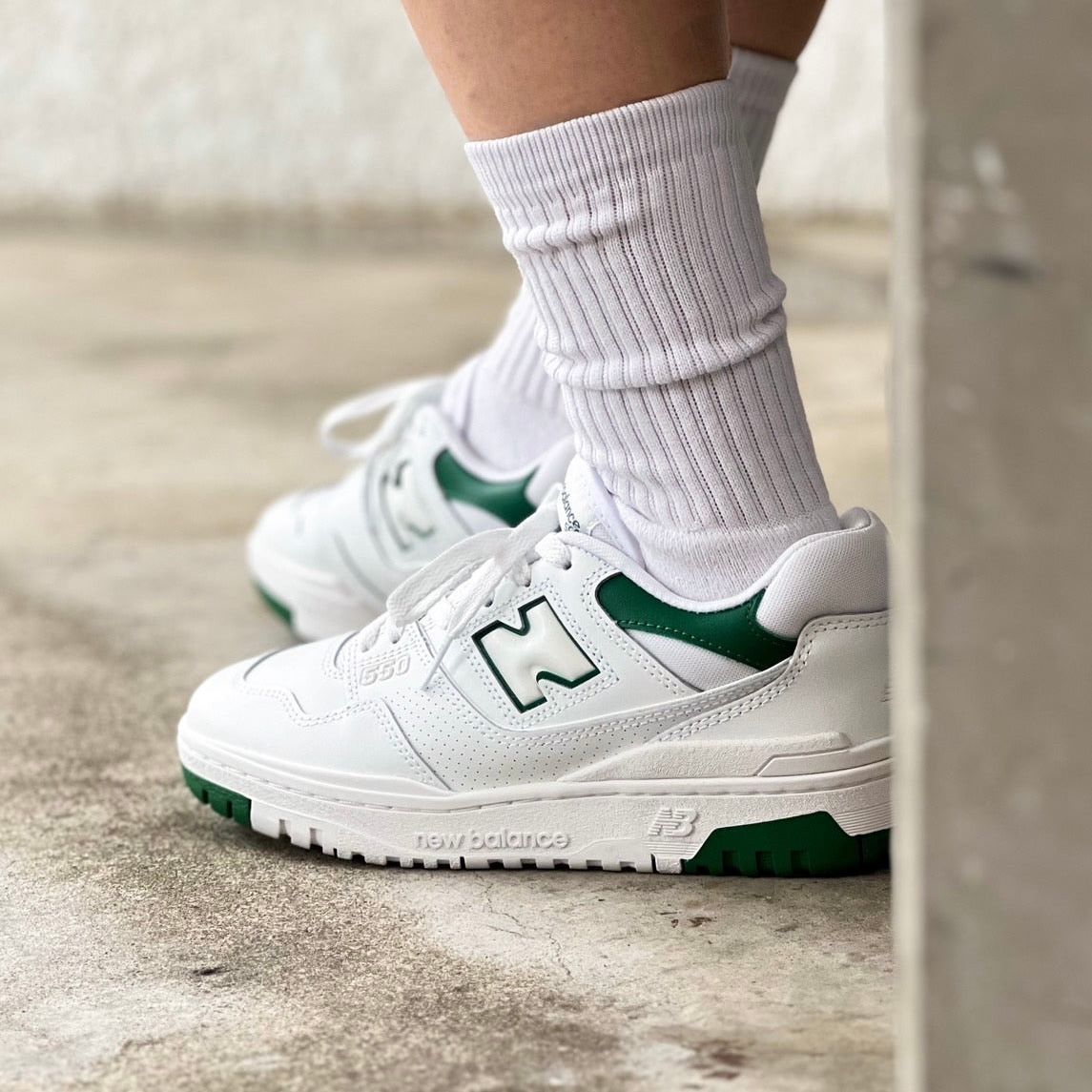  New Balance 550 White Green Cream BB550SWB 