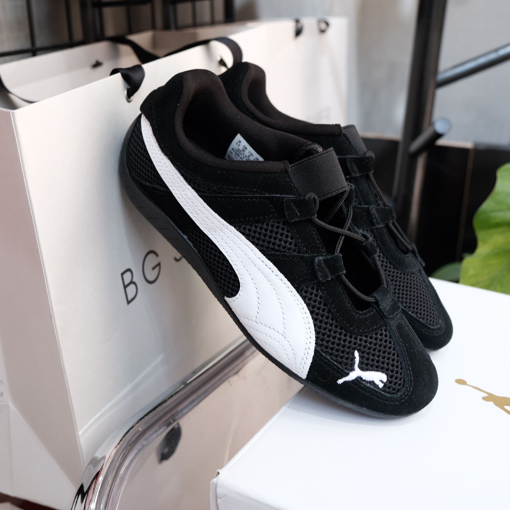 Giày Puma Speedcat Go 'Black White' 403589-01 
