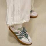  Giày ADIDAS SAMBA OG  Cloud White Green  [ ID0492 ] 