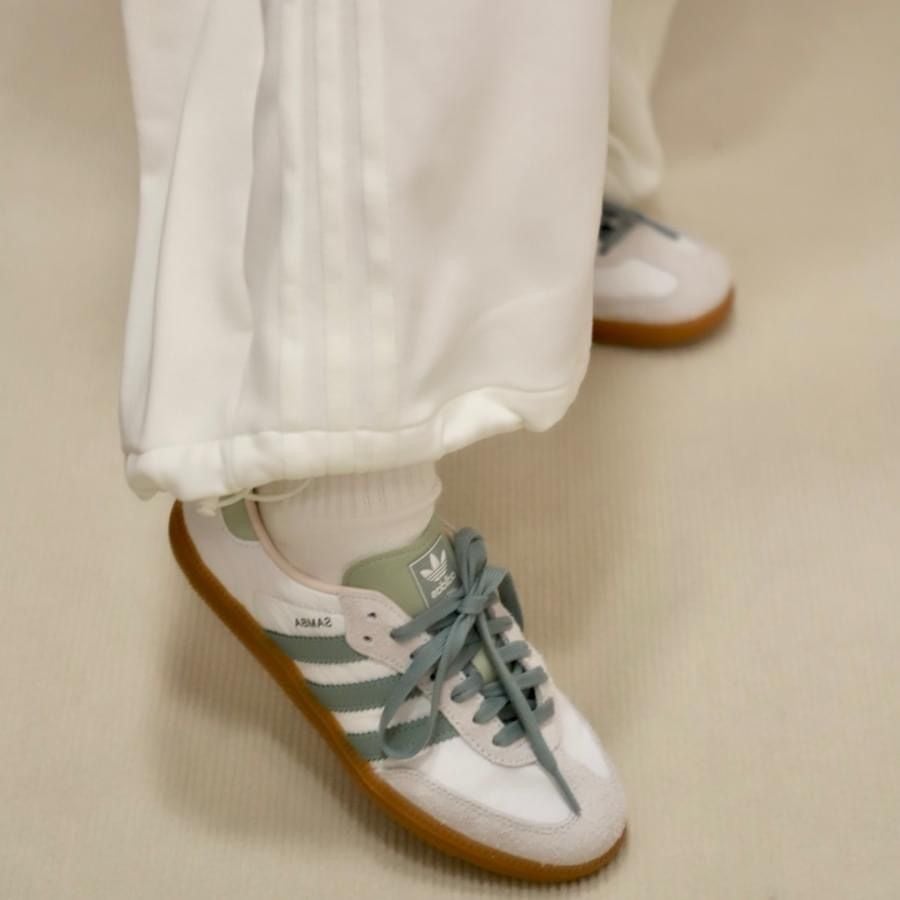  Giày ADIDAS SAMBA OG  Cloud White Green  [ ID0492 ] 
