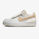  [ DV7449 - 100 ] Nike W Air Force 1 Low Shadow Sail Tan 