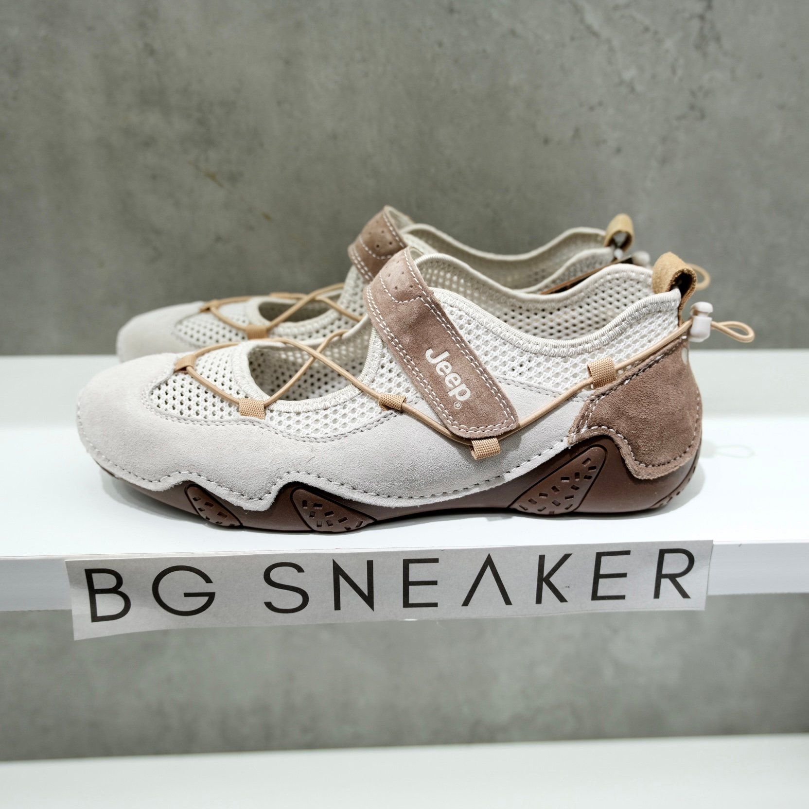  GIÀY Jeep Retro Running Begie  Brown  PX241WAS932 