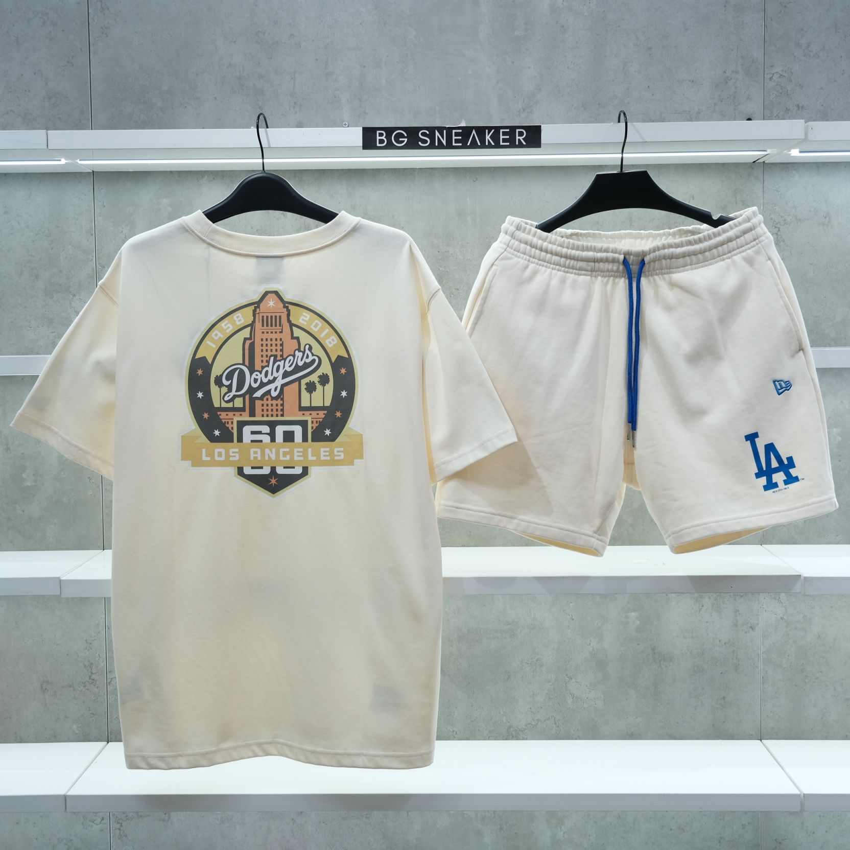  Áo Thun New Era Los Angeles Dodgers Campfire Ivory 13774282 