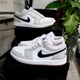  Giày Nike Air Jordan 1 Low GS ‘White Neutral Grey’ [ 553560 146 ] 
