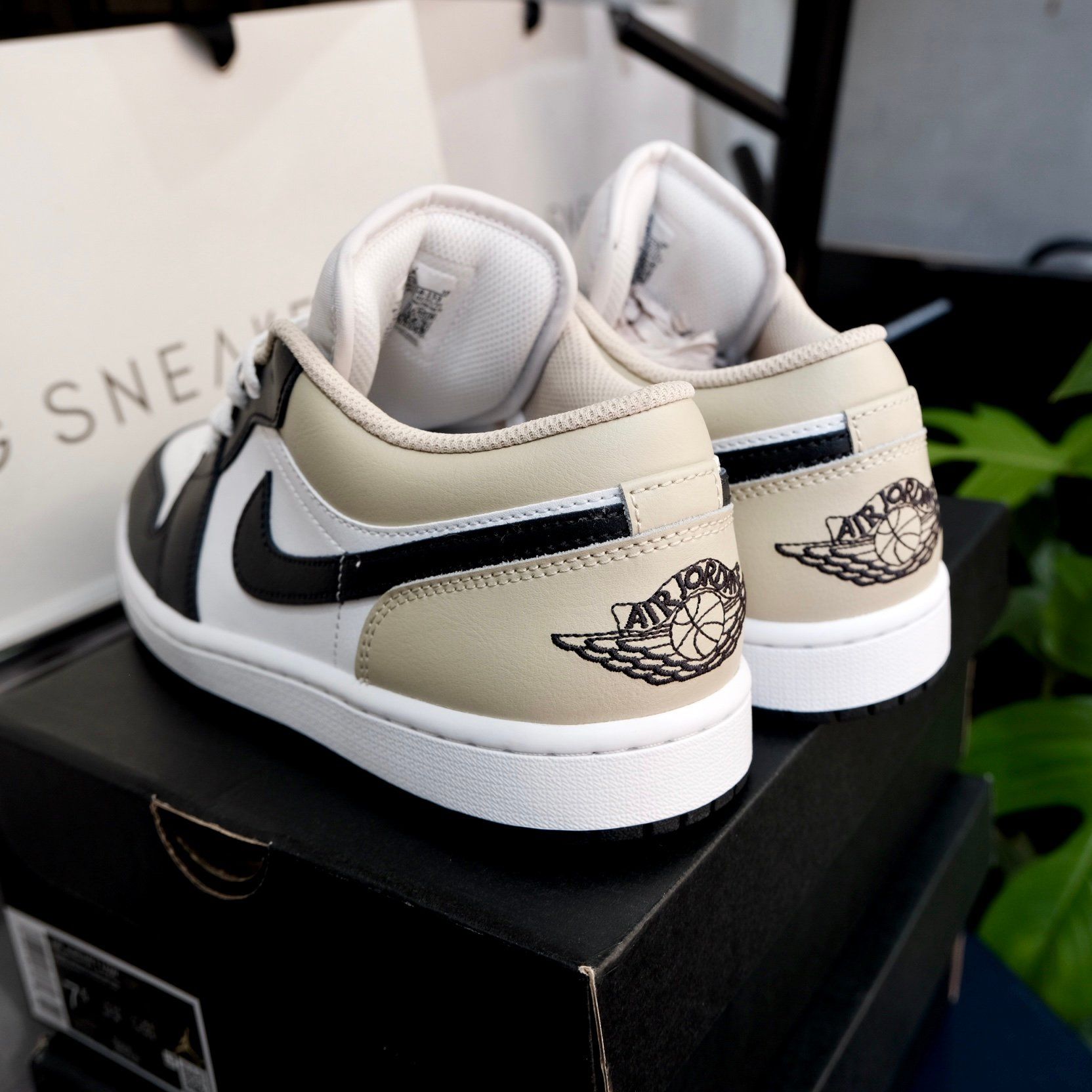  Giày  Nike Air Jordan 1 Low Rattan [ 553558 153 ] 