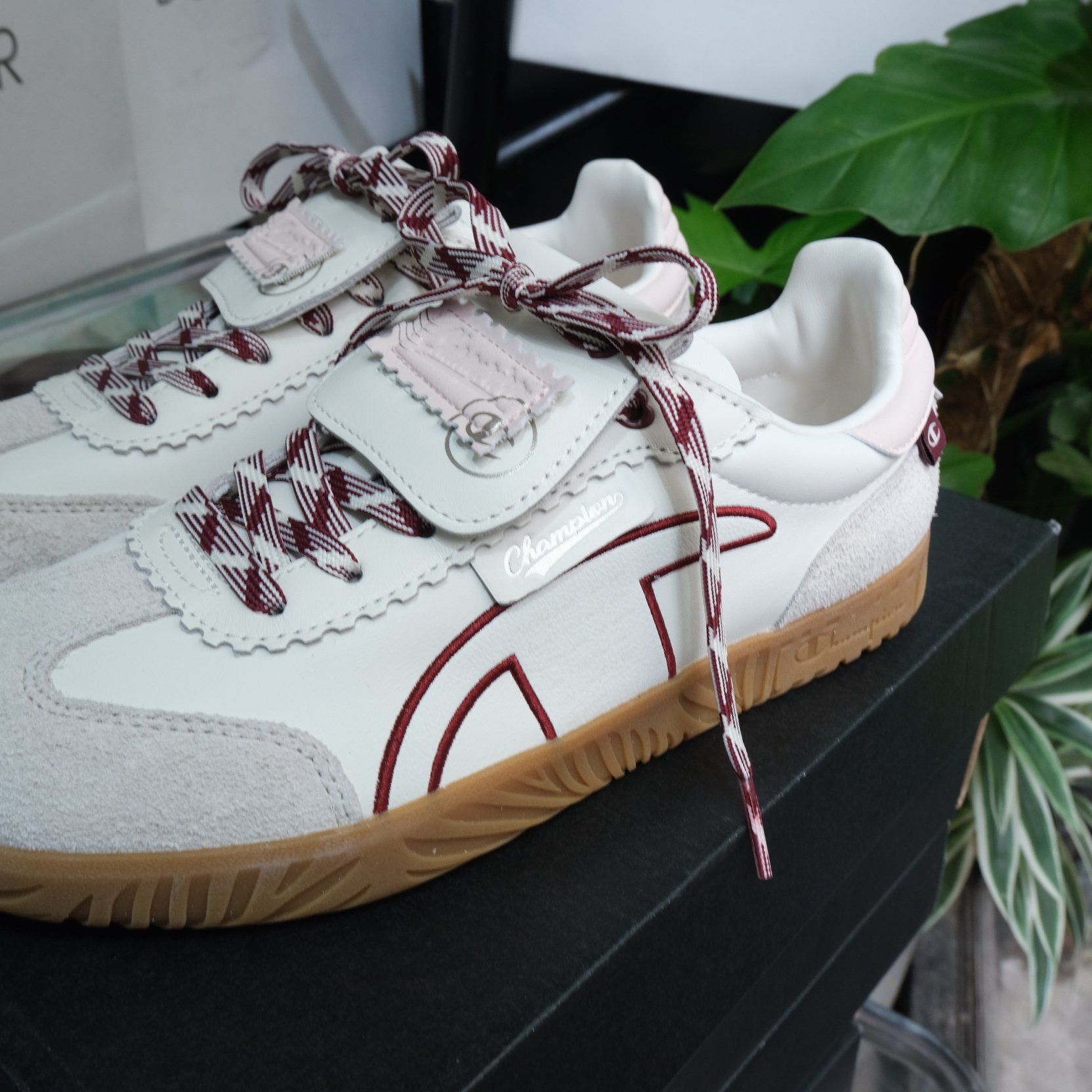  Giày Champion Essentials Champ T-Trainer ' White/Red ' [ U5AFCTW15K2 ] 