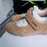  Giày Jeep Lifestyle Shoes Women ’s Low-top Begie [ PX231WAS575 ] 