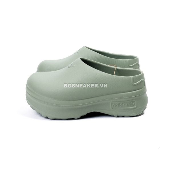  Dép Adidas Adifom Stan Smith Mule Silver Green IE7053 
