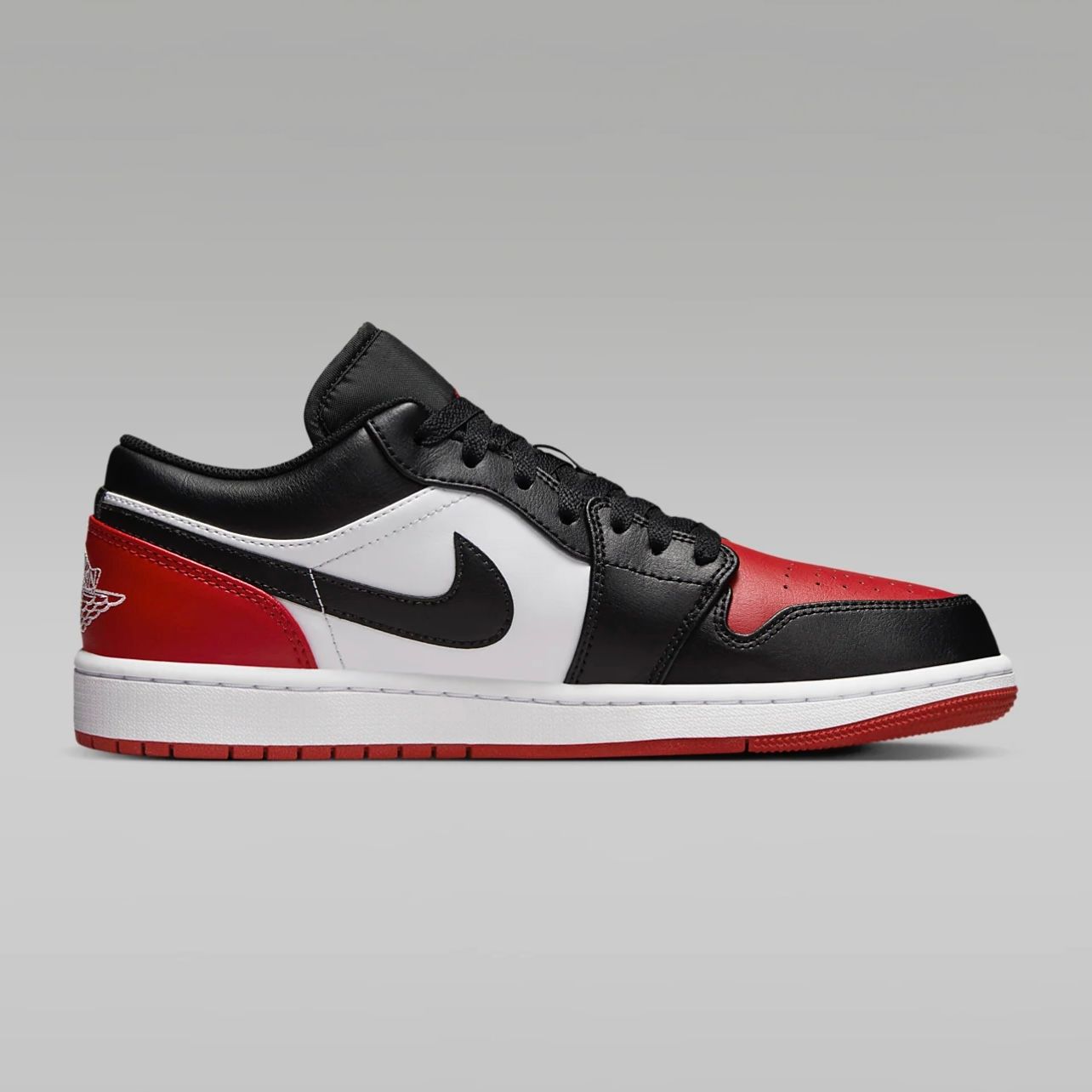  Nike Air Jordan 1 Low Bred Toe 553558 - 161 