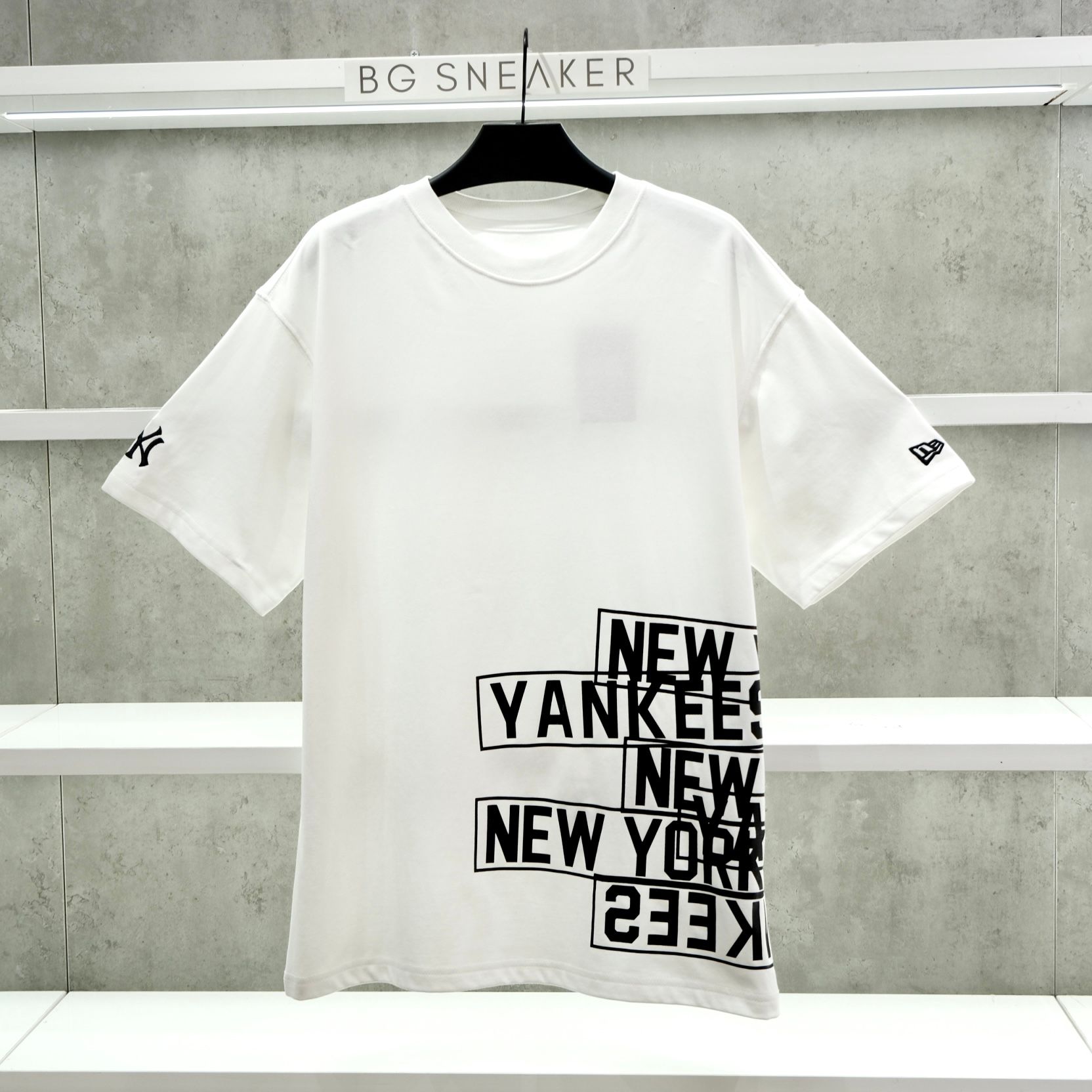  Áo Thun New Era Yankees Black White 12558457 
