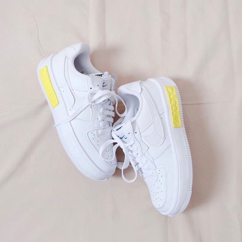  [DA7024-101] NIKE AIR FORCE 1 FONTANKA WHITE YELLOW 