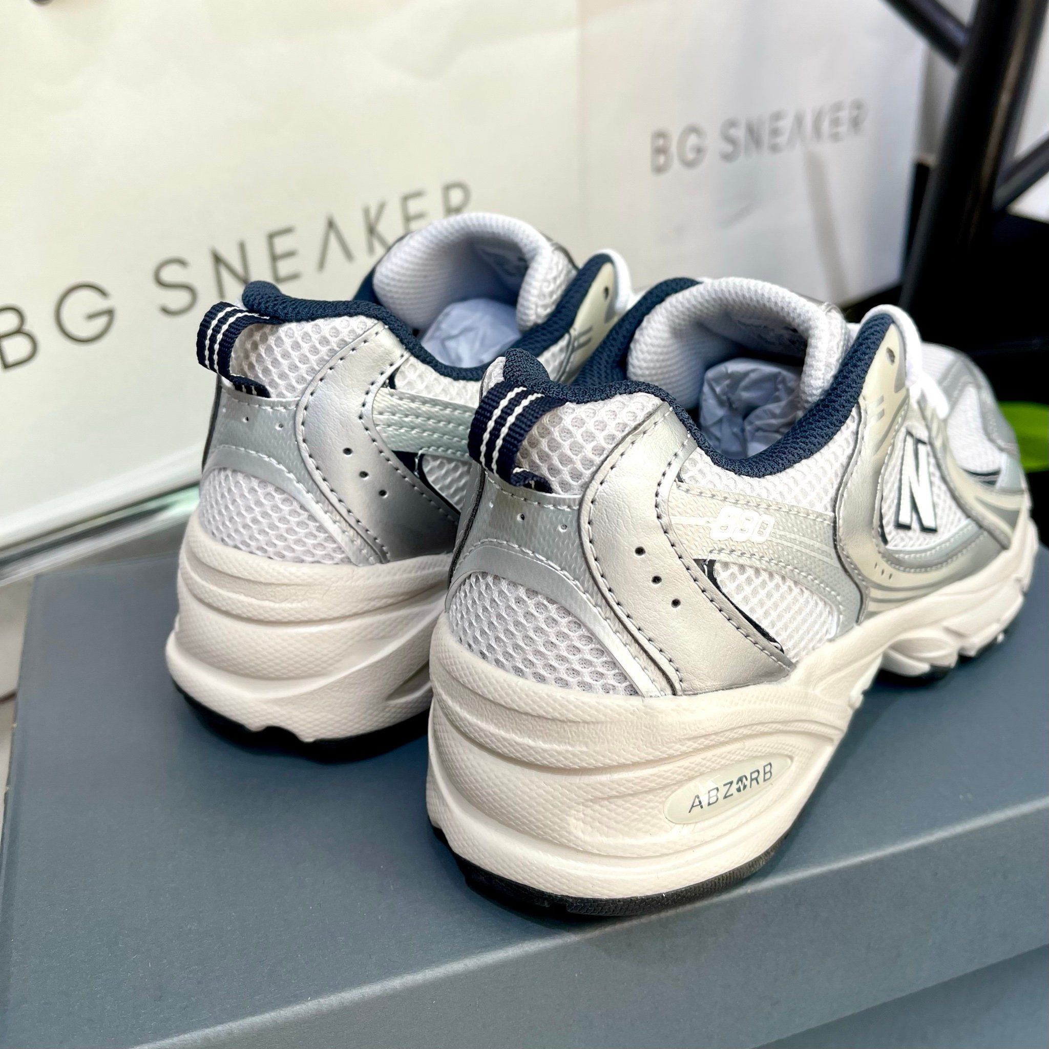  Giày New Balance 530 GS Steel Grey GR530KA 