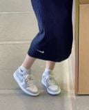  Giày Nike Jordan 1 Low White Wolf Grey DC0774-105 