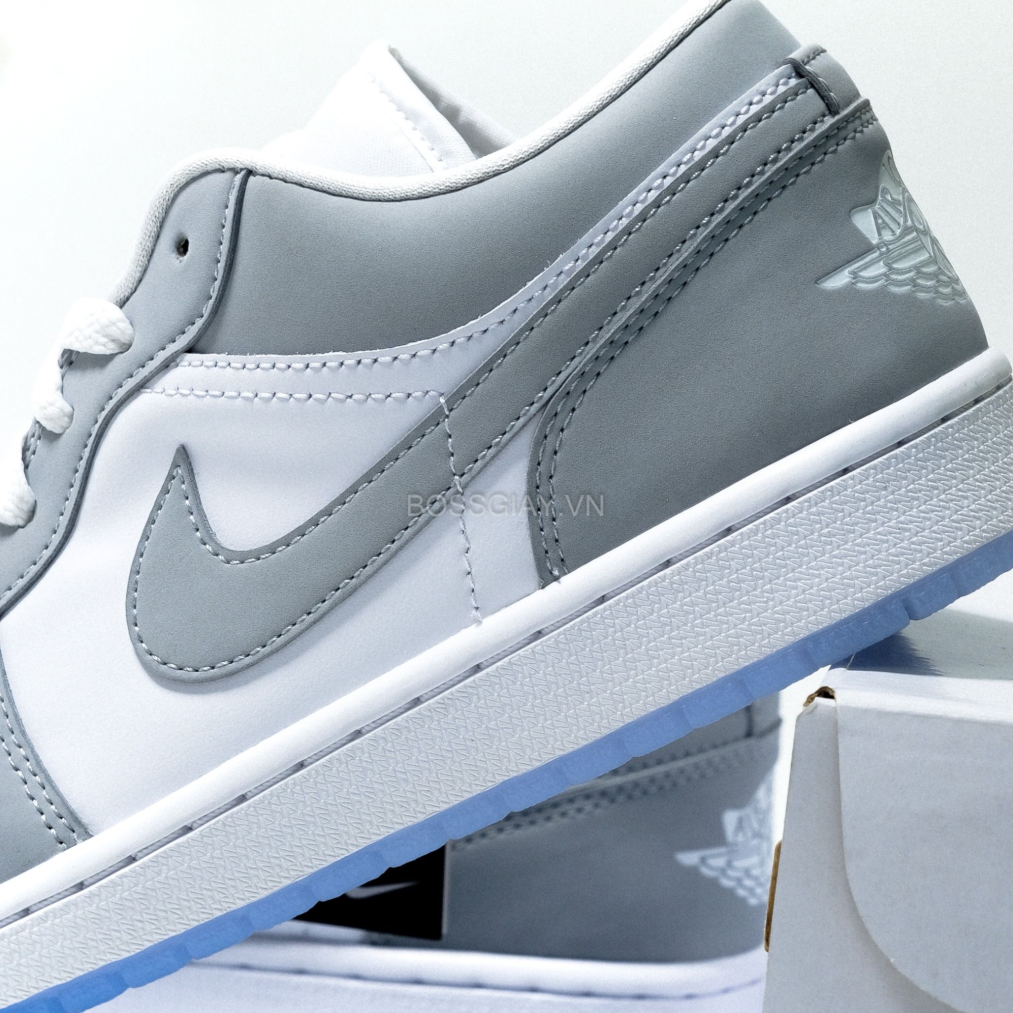  Nike Jordan 1 Low White Wolf Grey DC0774-105 