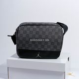  Jordan Monogram Crossbody Bag Sliver BLACK 