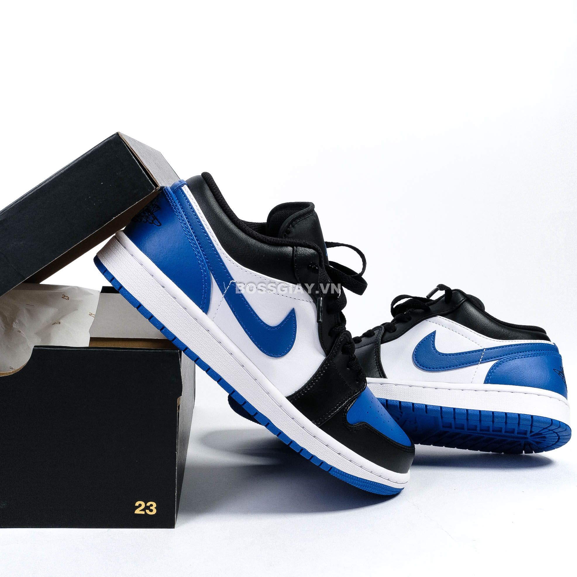  Nike Air Jordan 1 Low Royal Toe 553558-140 