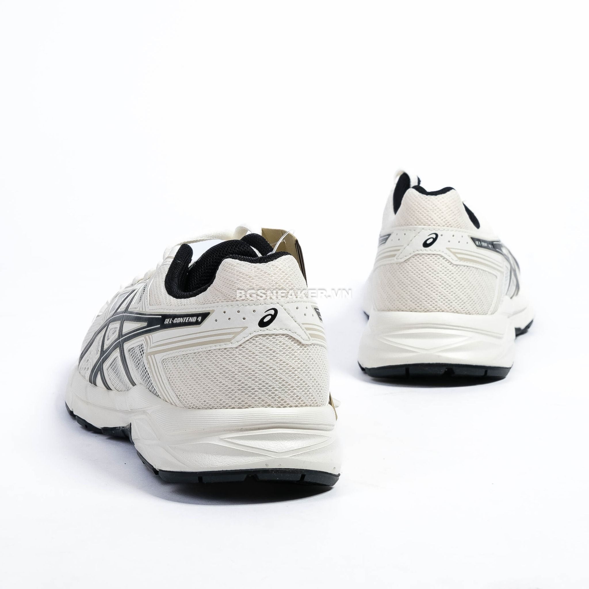  Giày Asics GEL Contend 4 Low Cream White Black T8D9Q - 112 