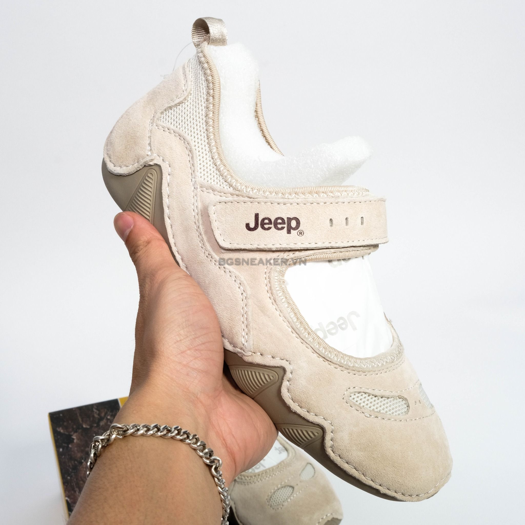  Giày Jeep Lifestyle Shoes Women ’s Low-top Grey [ PX231WSA575 ] 
