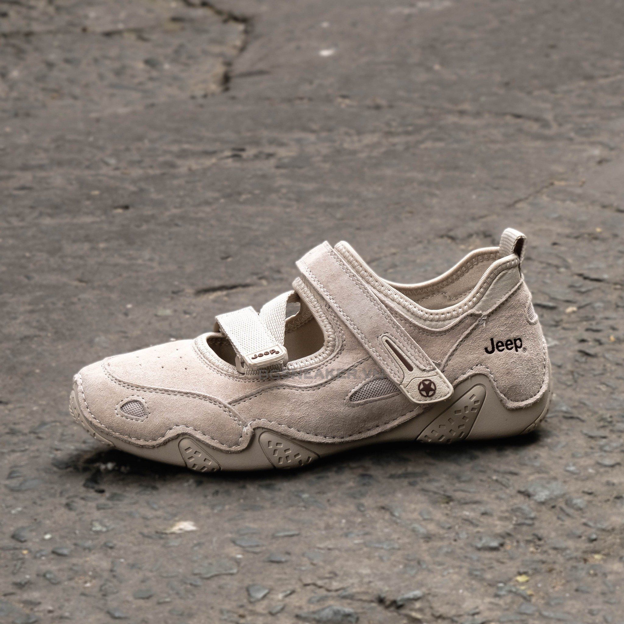  Giày Jeep Outdoor Shoes Women's Low Top Begie [ PX241WAS882 ] 