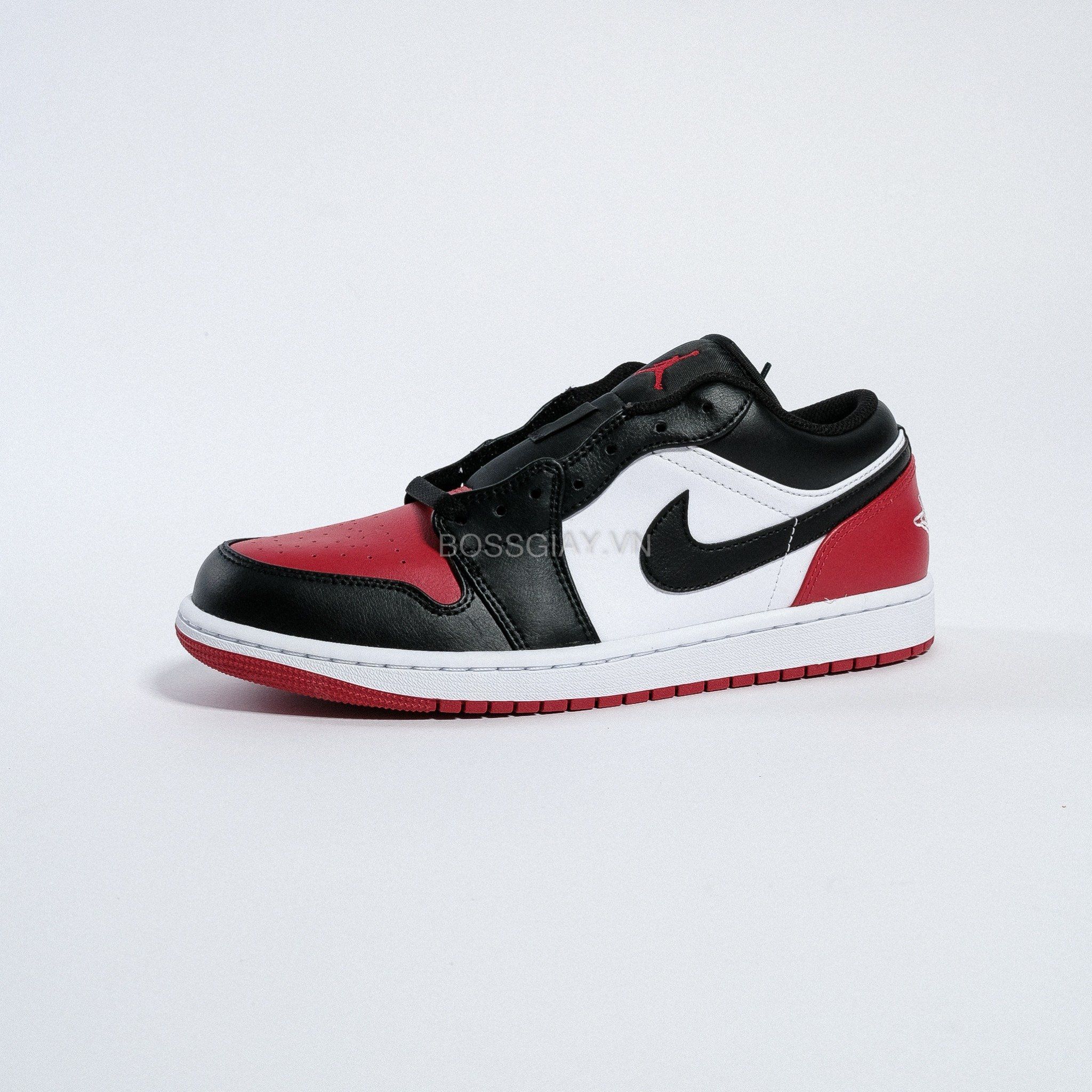 Nike Air Jordan 1 Low Bred Toe 553558 - 161 
