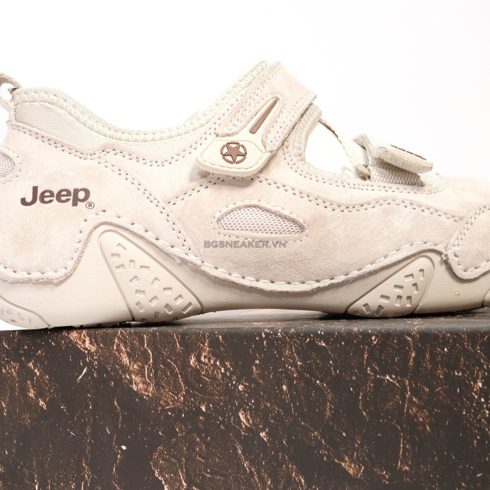  Giày Jeep Outdoor Shoes Women's Low Top Begie [ PX241WAS882 ] 