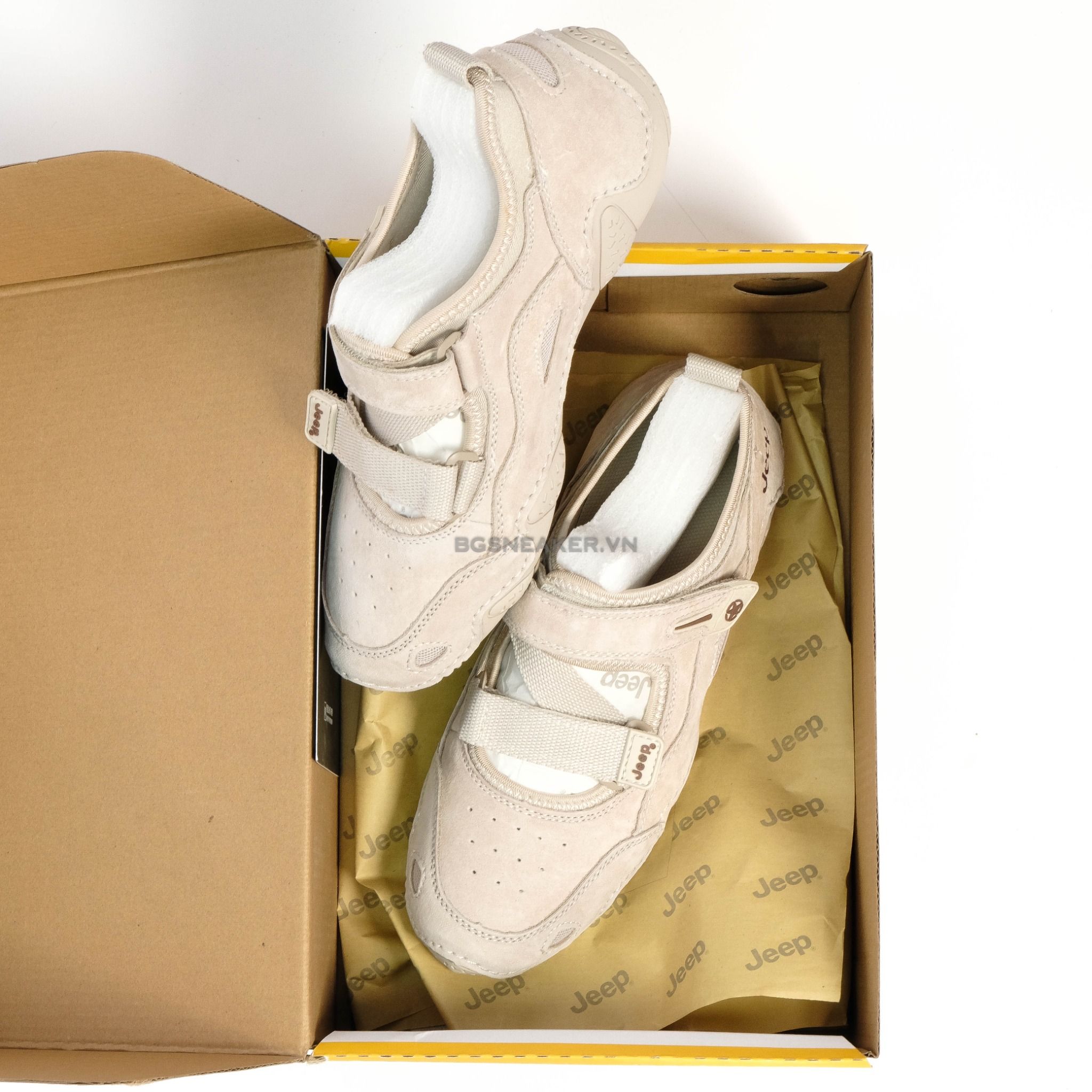  Giày Jeep Outdoor Shoes Women's Low Top Begie [ PX241WAS882 ] 