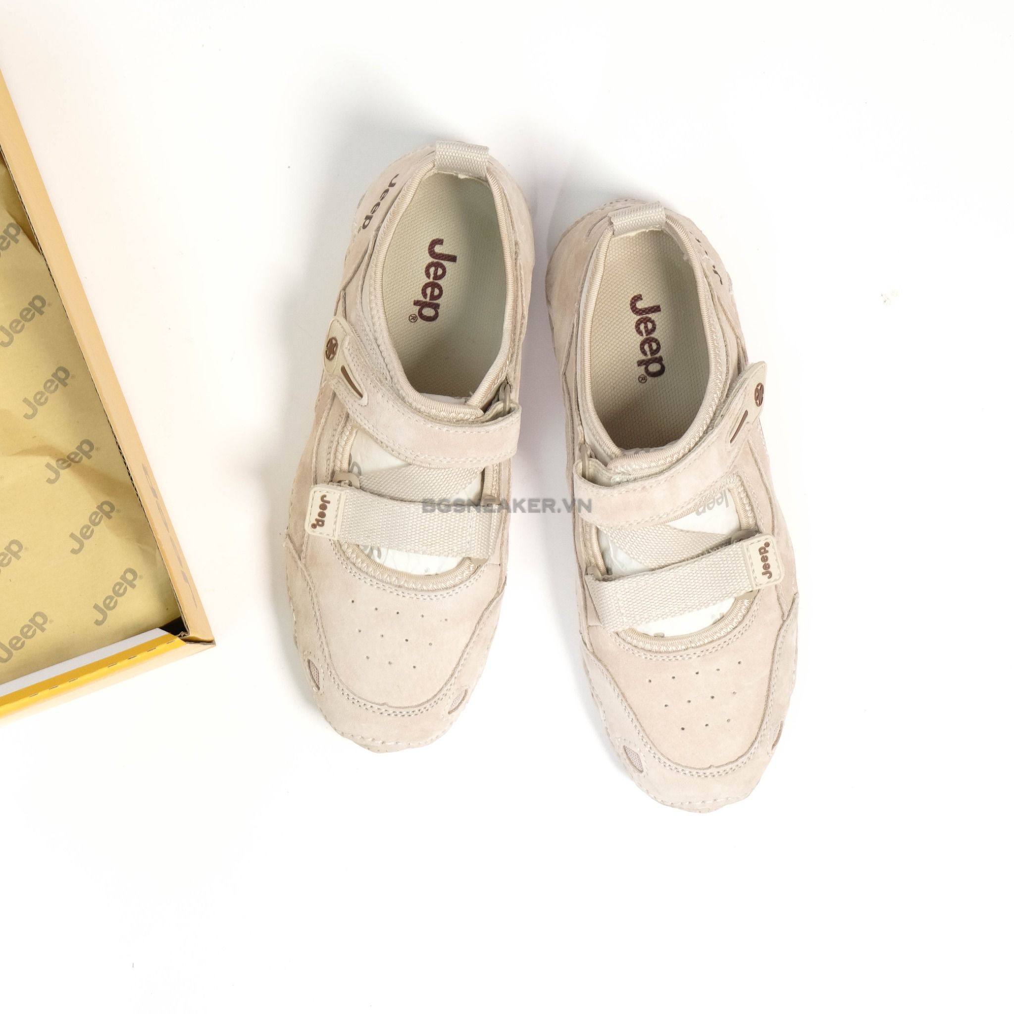  Giày Jeep Outdoor Shoes Women's Low Top Begie [ PX241WAS882 ] 