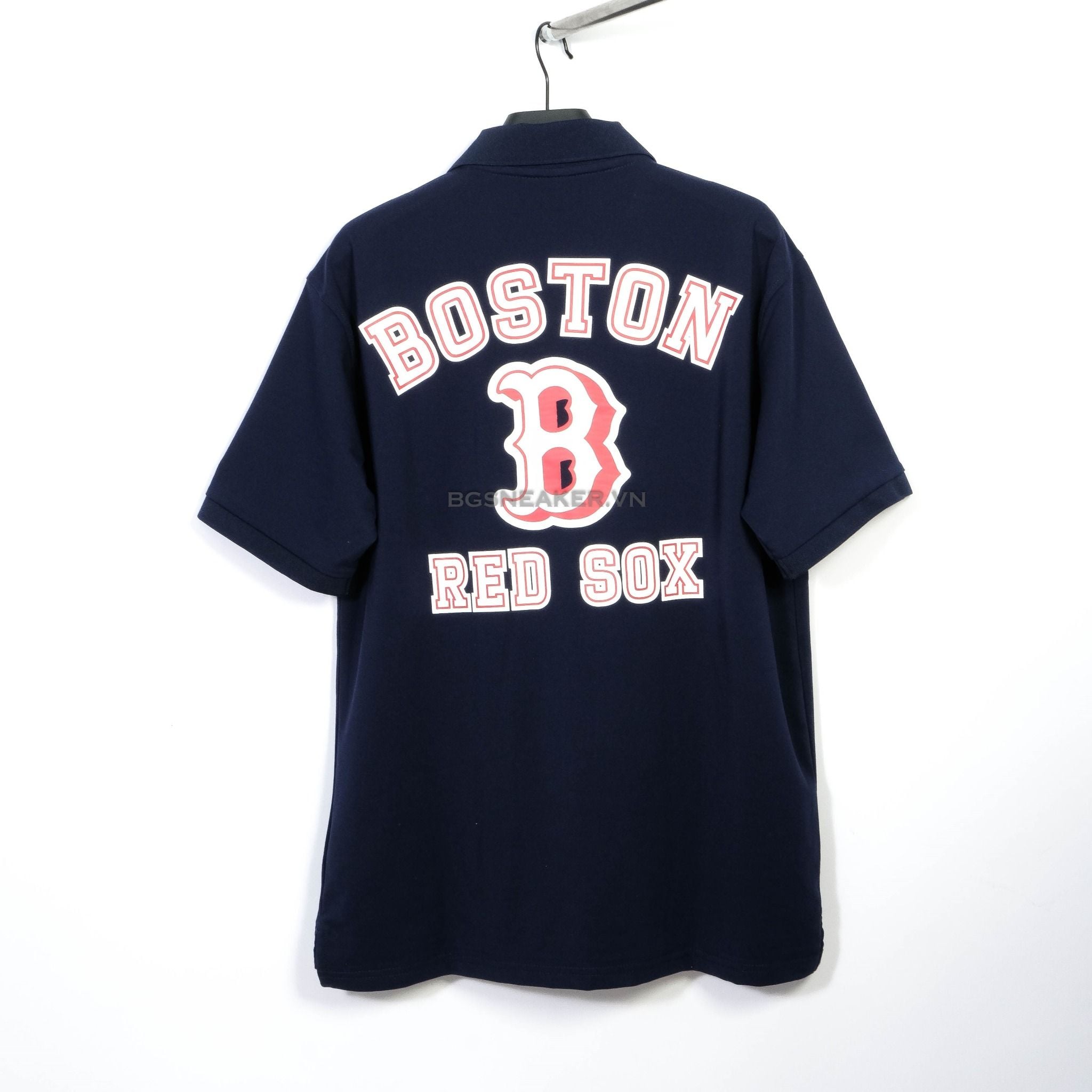  Áo Thun Polo New Era Boston  Navy Red 13554452 