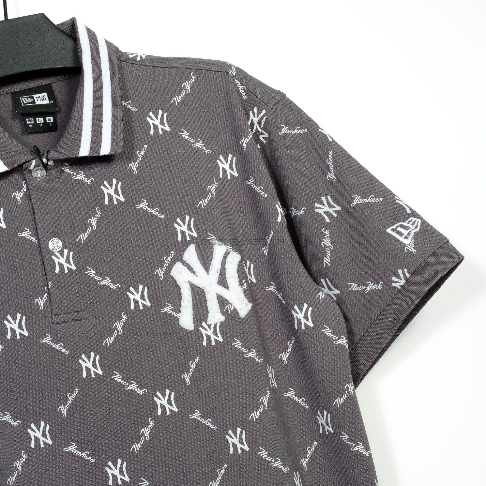  Áo Thun Polo New Era Yankee  Mono Grey 13533557 