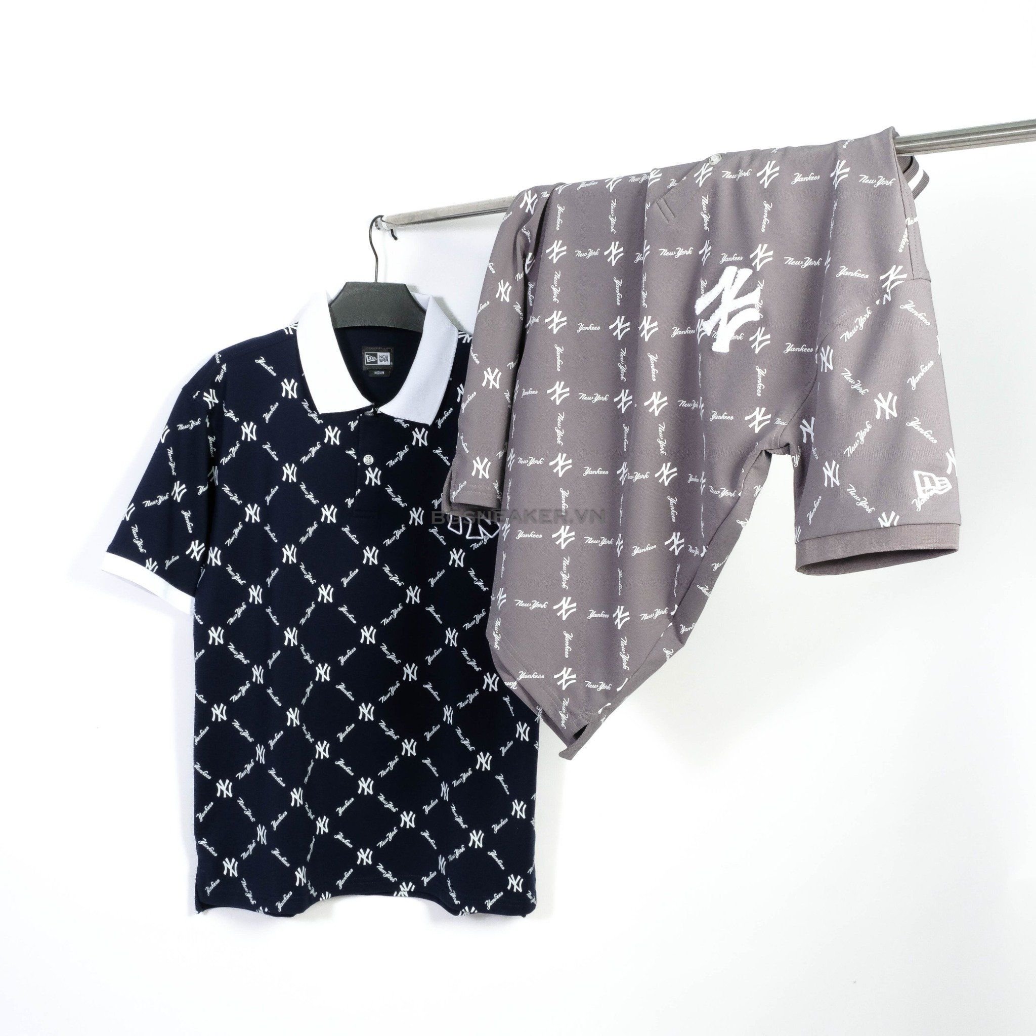  Áo Thun Polo New Era Yankee  Mono Grey 13533557 