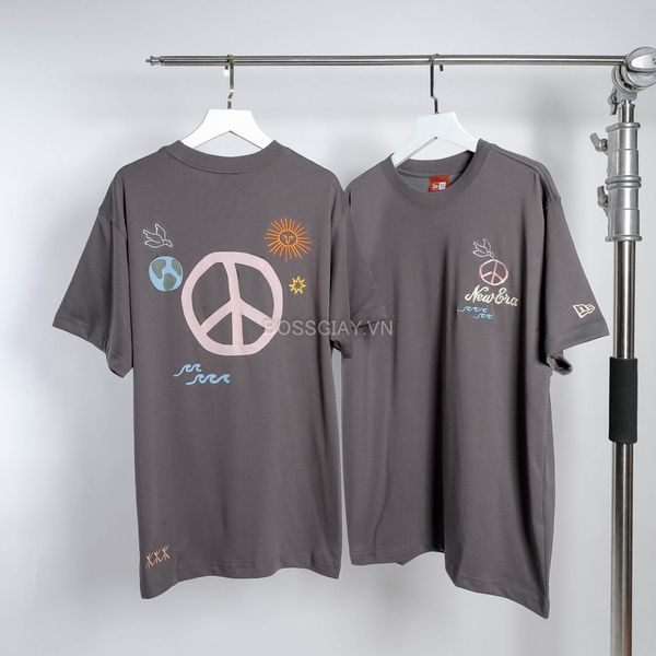  Áo thun New Era Korea Peace Grey 13086532 