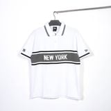  Áo Thun Polo New Era NEW YORK White Black 13555885 