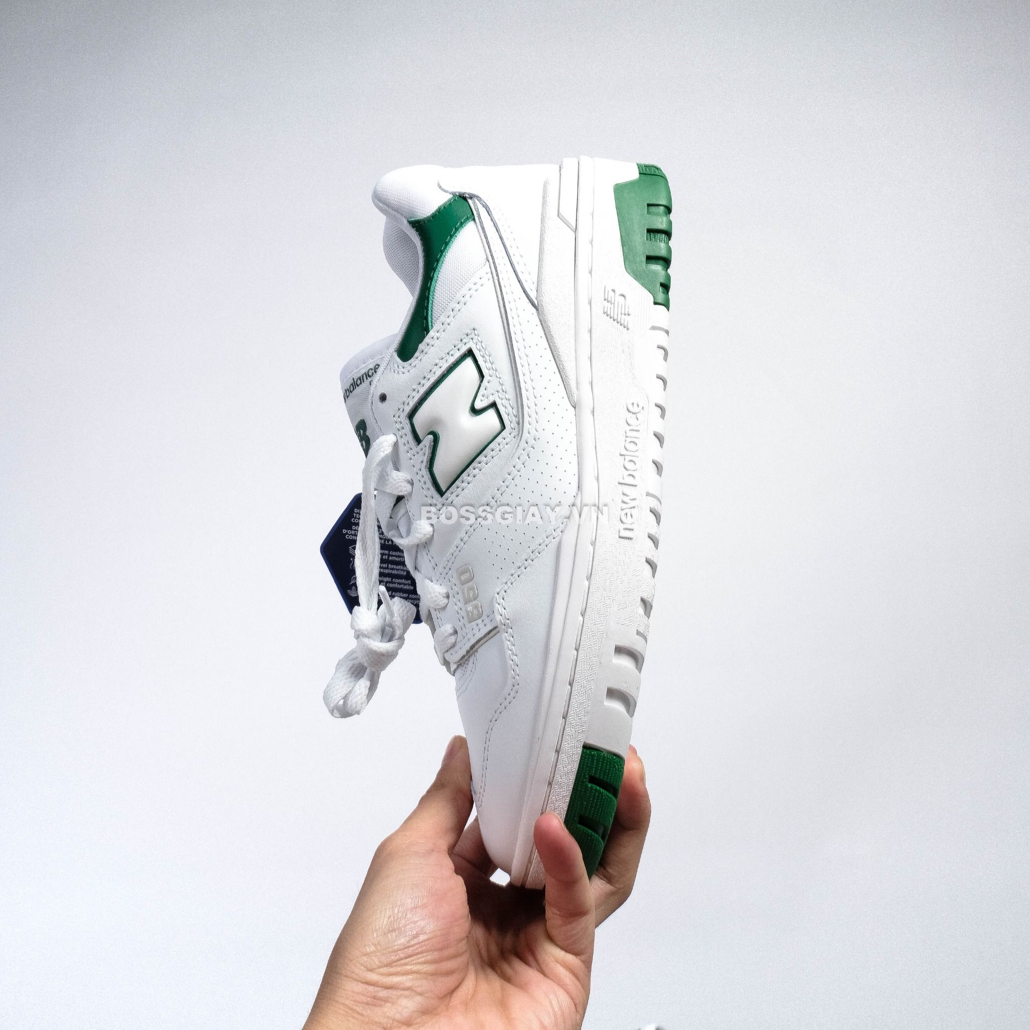  Giày New Balance 550 White Green Cream BB550SWB 