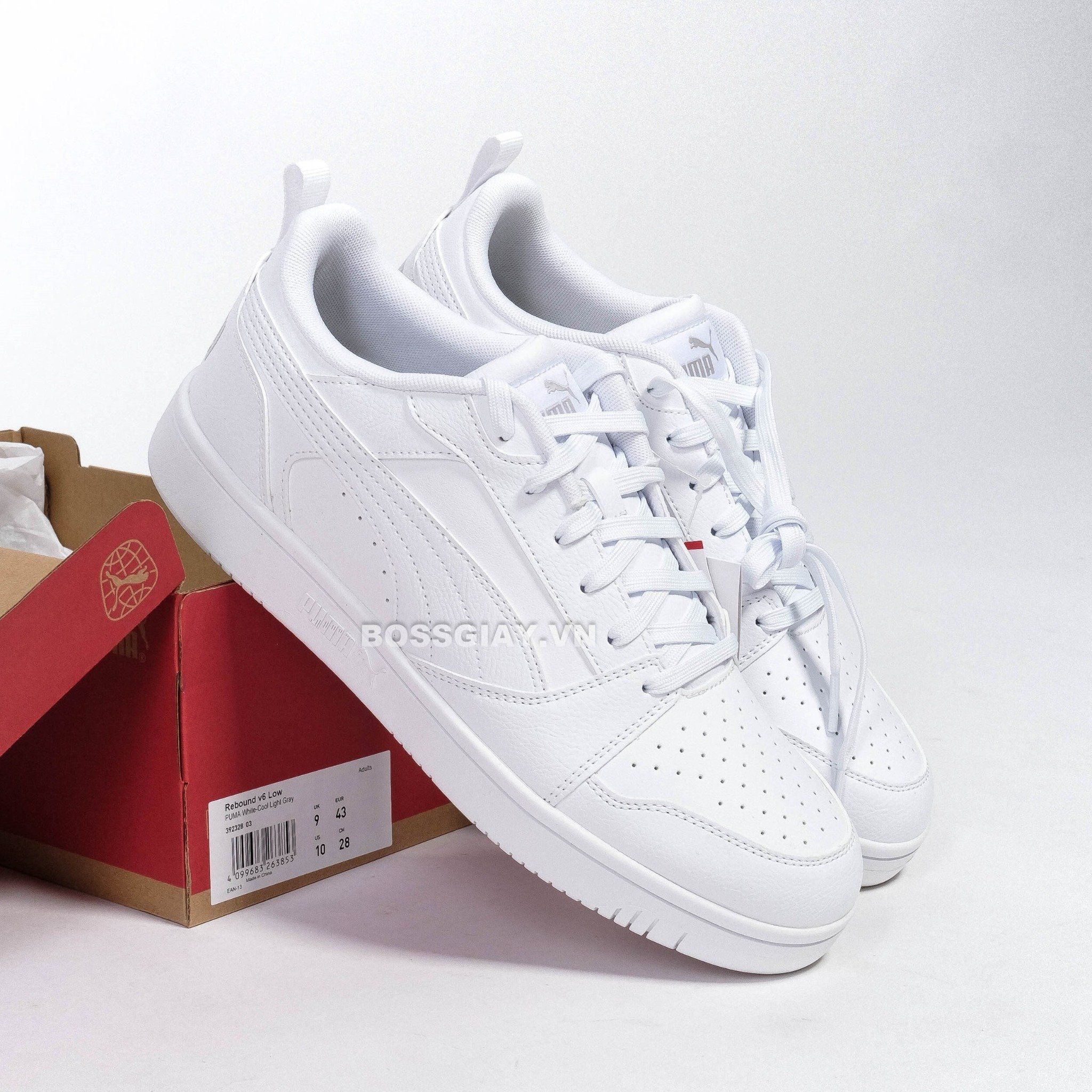  PUMA Rebound V6 Low White  392328-03 