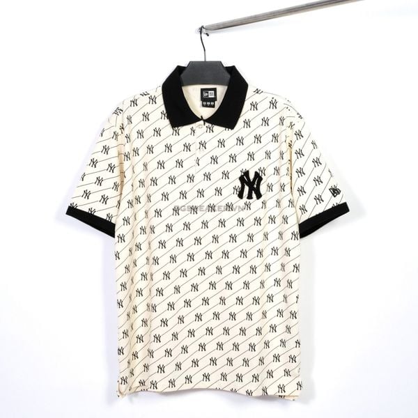  Áo Thun Polo New Era Mono Black White 15678423 