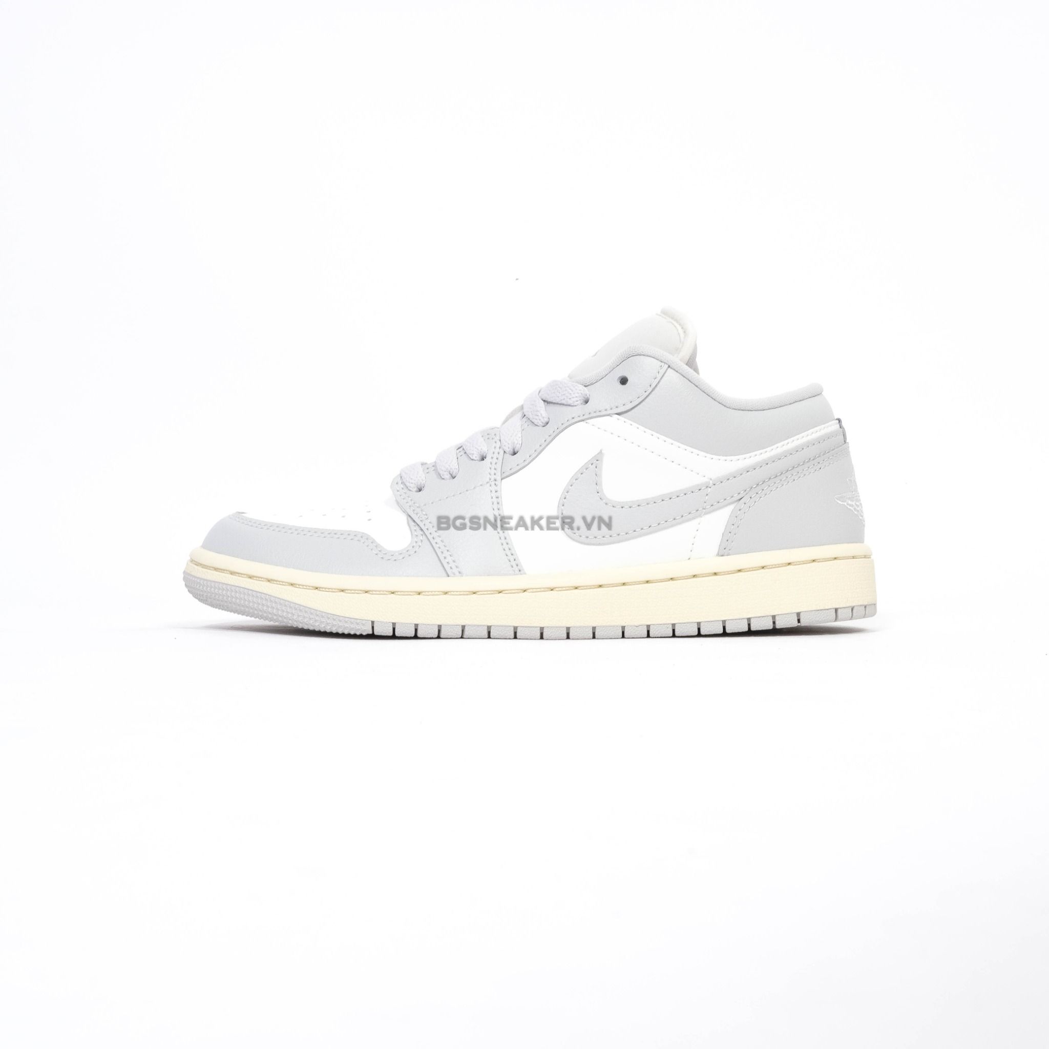  Giày Nike Air Jordan 1 Low Light Grey Sail DC0774-103 