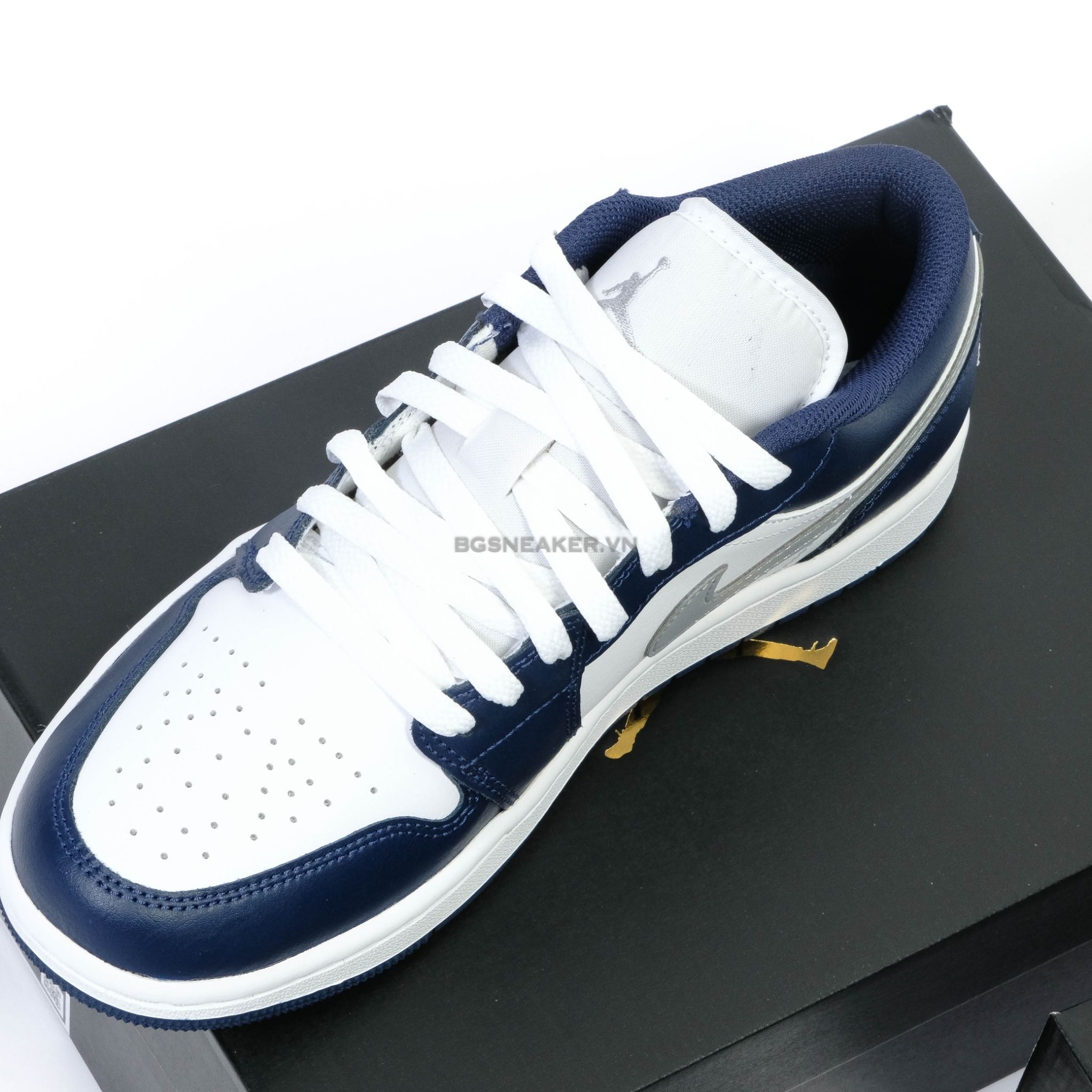  Giày Nike Air Jordan 1 Low Midnight Navy 553558-141 - 553560 141 