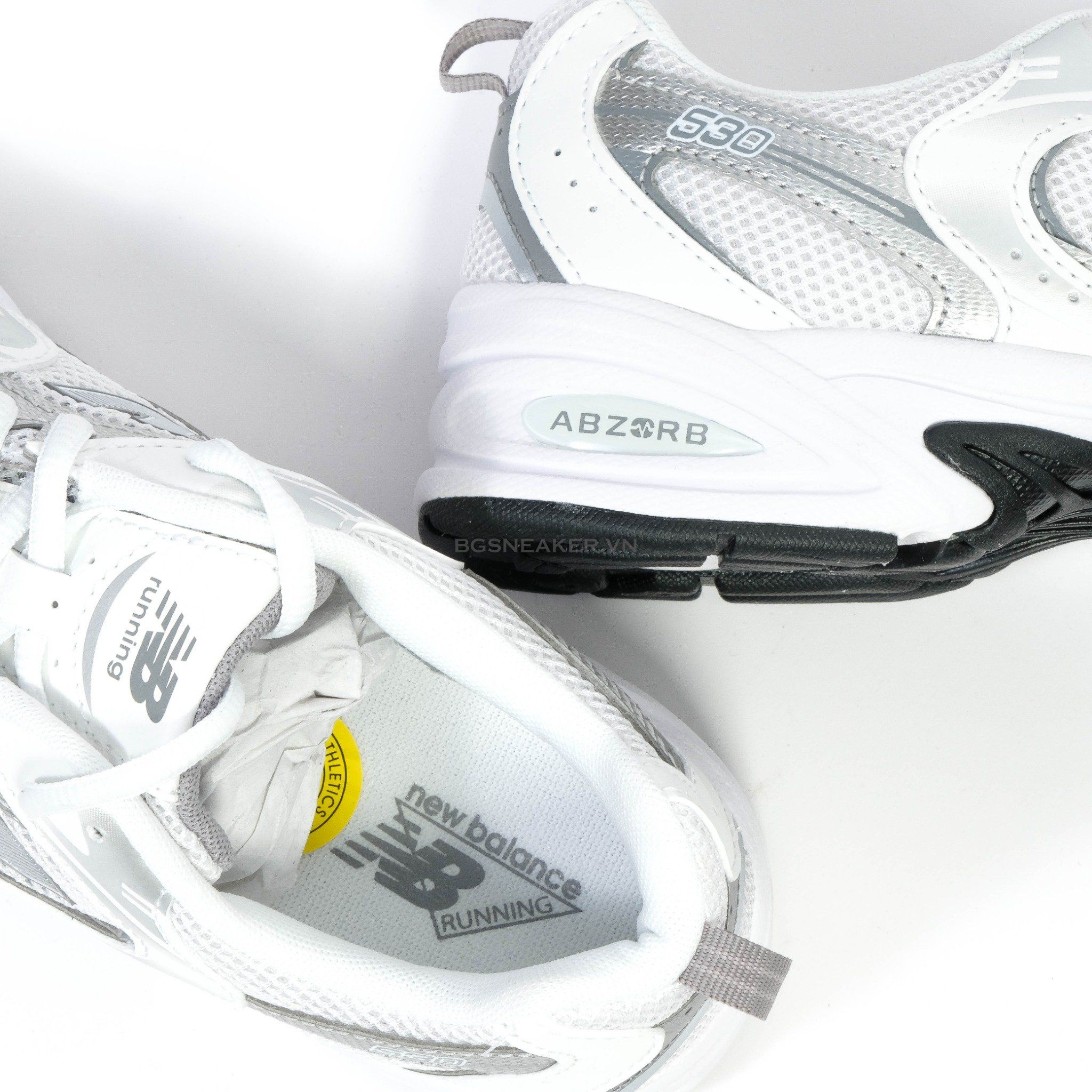  Giày New Balance 530 Grey White Sliver GR530AD 