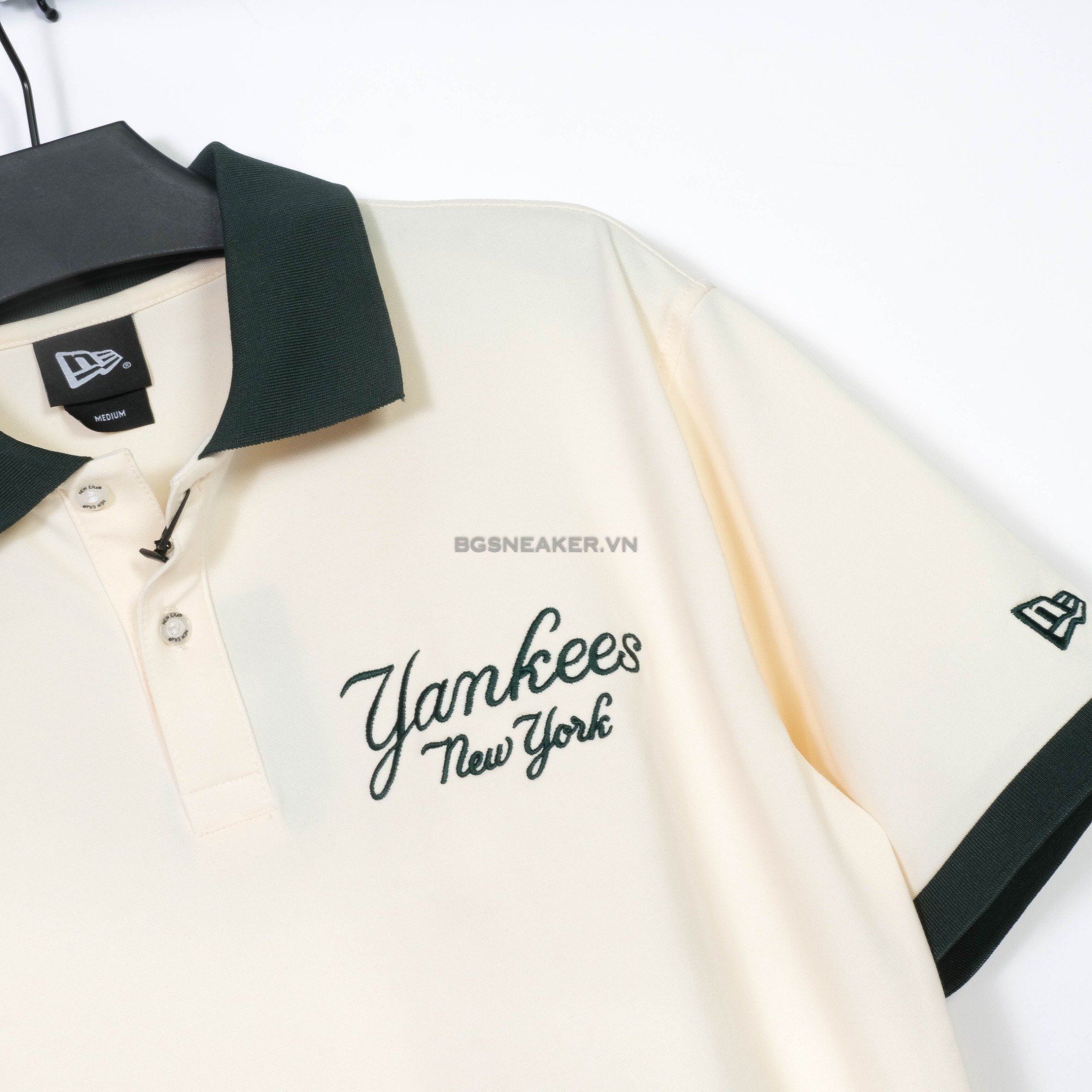  Áo Thun Polo New Era NY Cream Green 15678424 