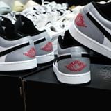  Giày Nike Jordan 1 Low SE White Fire Red Black Matte Silver HF3148-106 