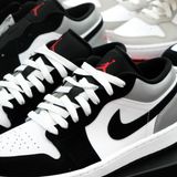  Giày Nike Jordan 1 Low SE White Fire Red Black Matte Silver HF3148-106 