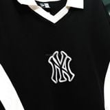  Áo Thun Jersey Polo New Era BLack White 19220195 
