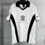  Áo Thun Jersey Polo New EraNY White black  19220192 