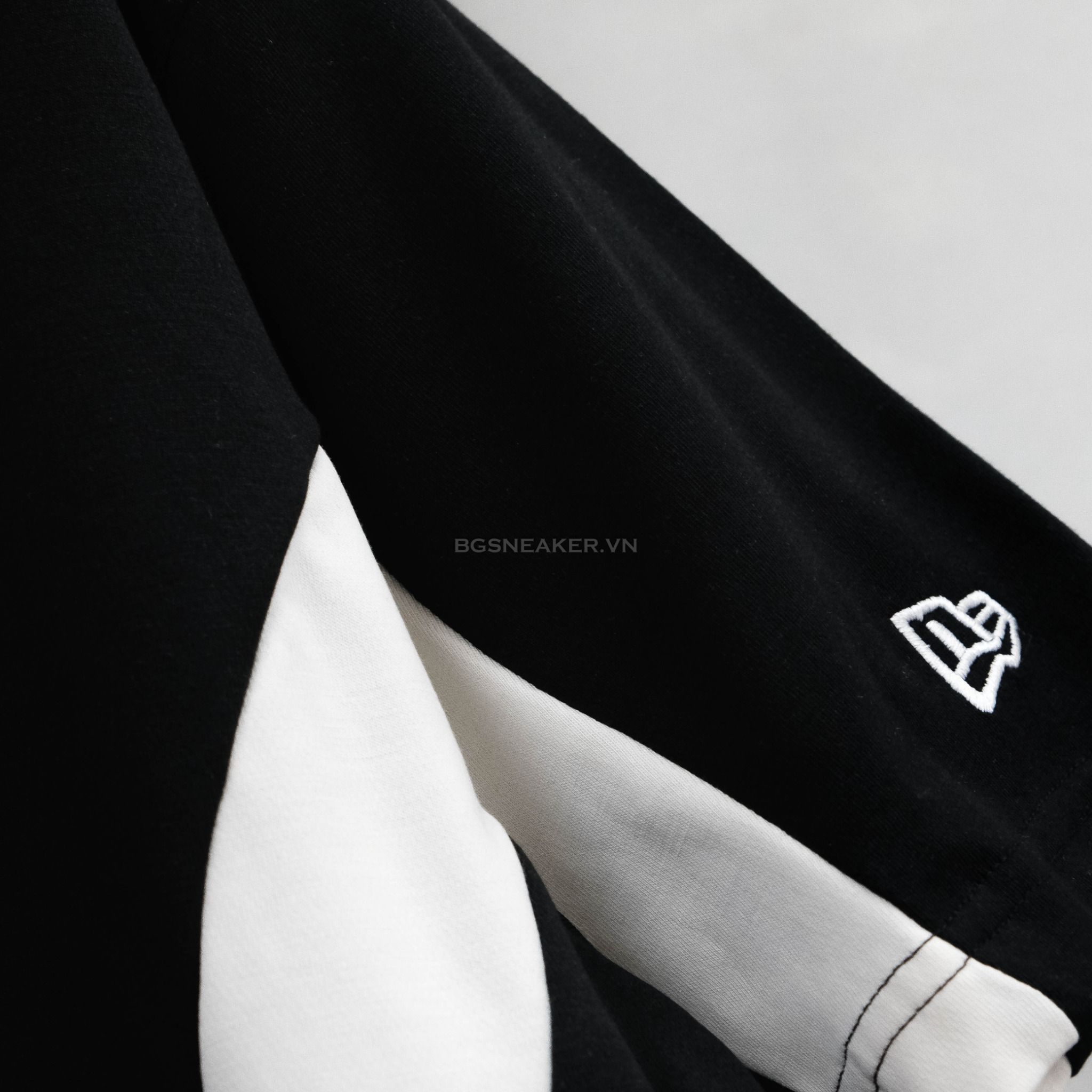  Áo Thun Jersey Polo New Era BLack White 19220195 