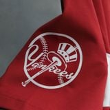  Áo Thun Jersey Polo New Era NY Red White  19220194 